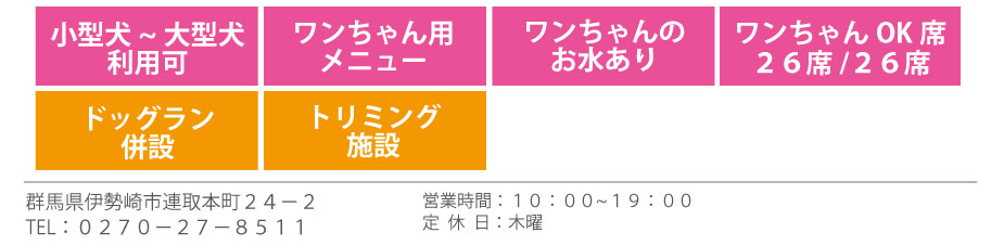 DogRun&Cafe アンディーハウス情報