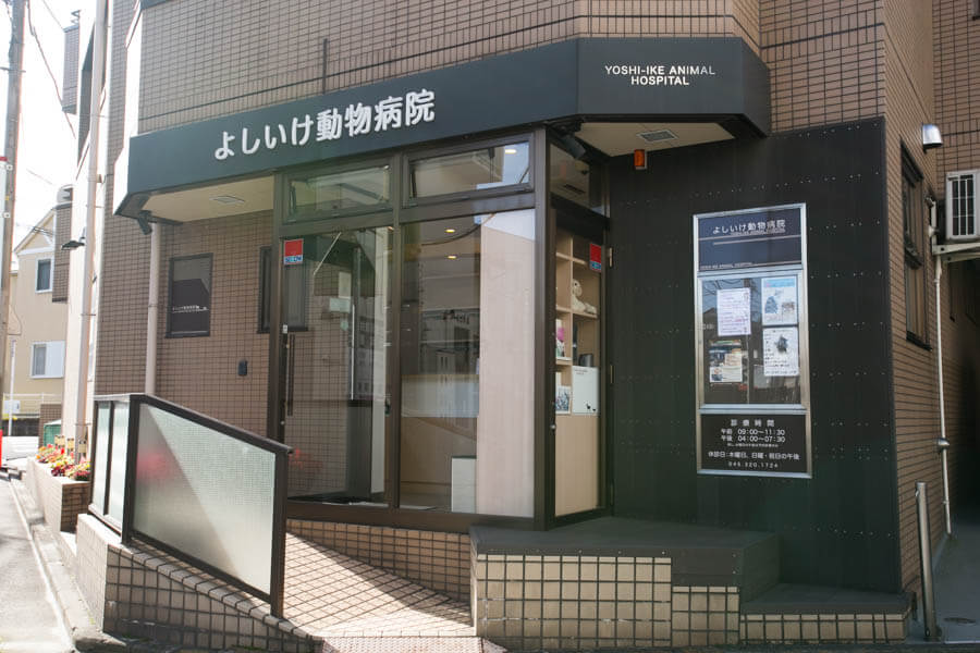 よしいけ動物病院 外観写真