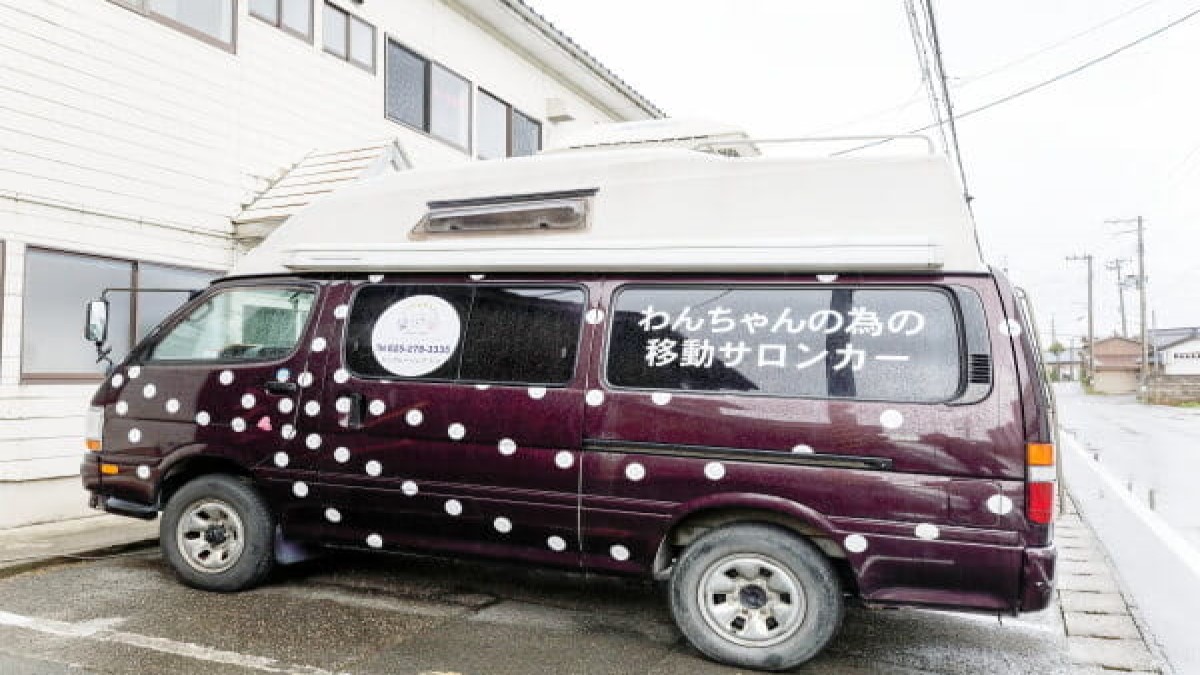わんちゃんの為の移動サロンカーDog healing doux